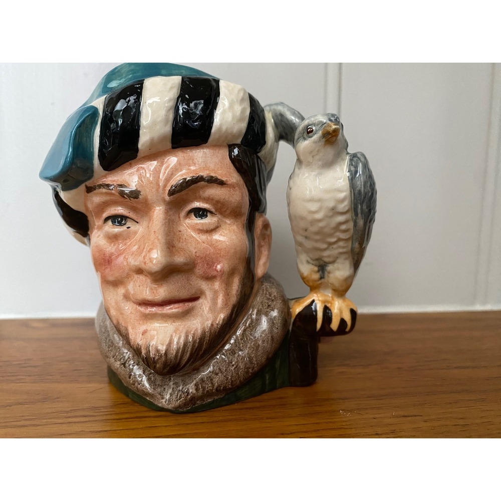 Royal Doulton The Falconer Jug | D.6540 Small 1959 England | Birder Gift | Mug